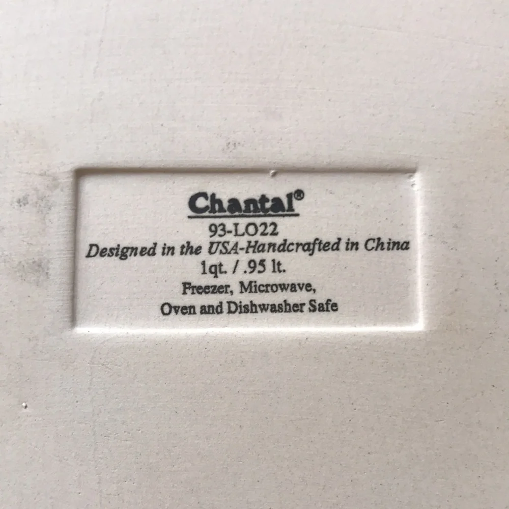 CHANTAL Fall Leaf 1-qt. Ceramic Bakeware *Baking Dish*